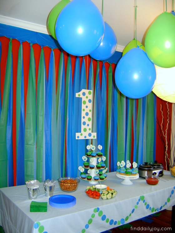 Henry's "First Trip Around The Sun" Birthday Party - finddailyjoy.com
