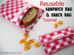 Reusable Sandwich and Snack Bags {Tutorial} - finddailyjoy.com