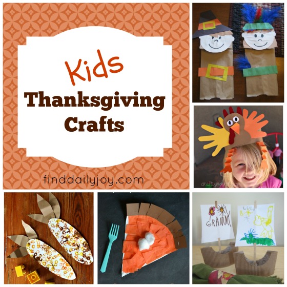 Kids Thanksgiving Crafts - finddailyjoy.com
